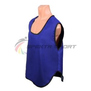 Купить Манишка футбольная односторонняя Spektr Sport синяя, р.36-40 в Котовске 