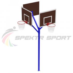 Купить Стойка баскетбольная уличная комбинированная (3 щита) в Котовске 