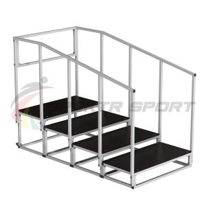 Купить Хоровой станок разборный четырехрядный с перилами в Котовске 