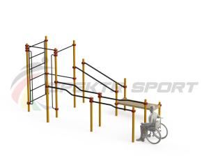 Купить Спортивный комплекс для инвалидов-колясочников WRK-D16_76mm в Котовске 