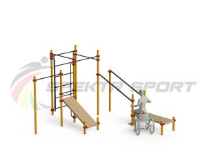 Купить Спортивный комплекс для инвалидов-колясочников WRK-D20_76mm в Котовске 